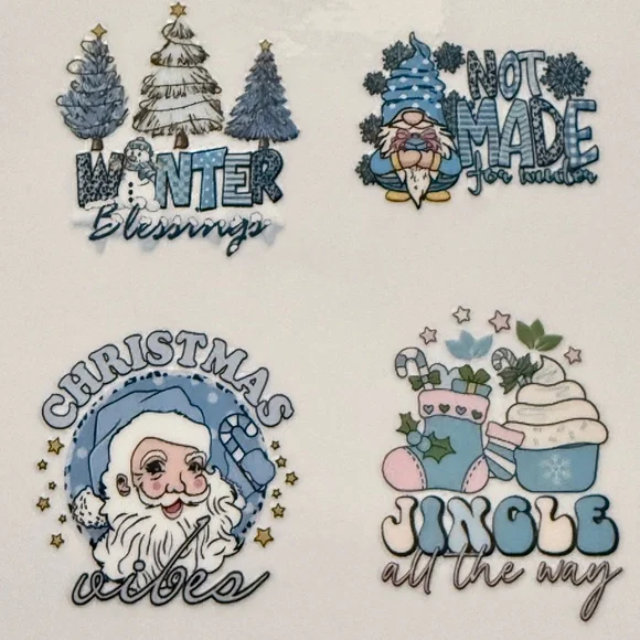 Christmas UV DTF Transfer Stickers - Picture 3 of 7